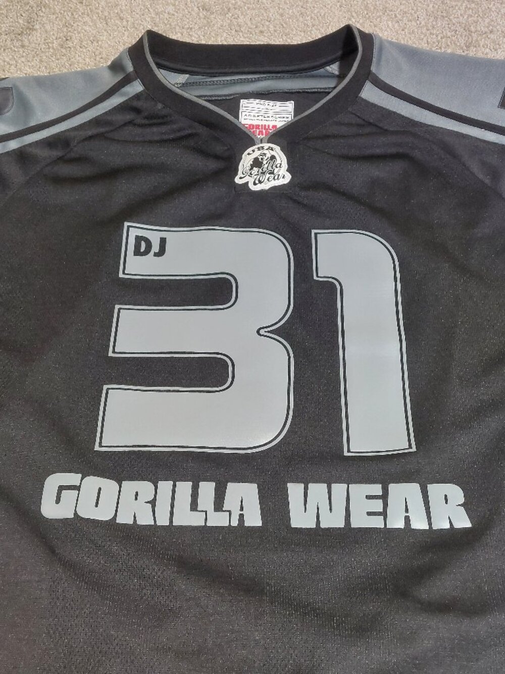 Gorilla Wear Athletes series Dennis "The Menace" James jersey Size 3XL